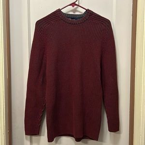 Warm maroon 100%cotton sweater